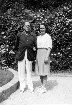 Henry et Alice Potez au Domaine du Rayol vers 1940-1945