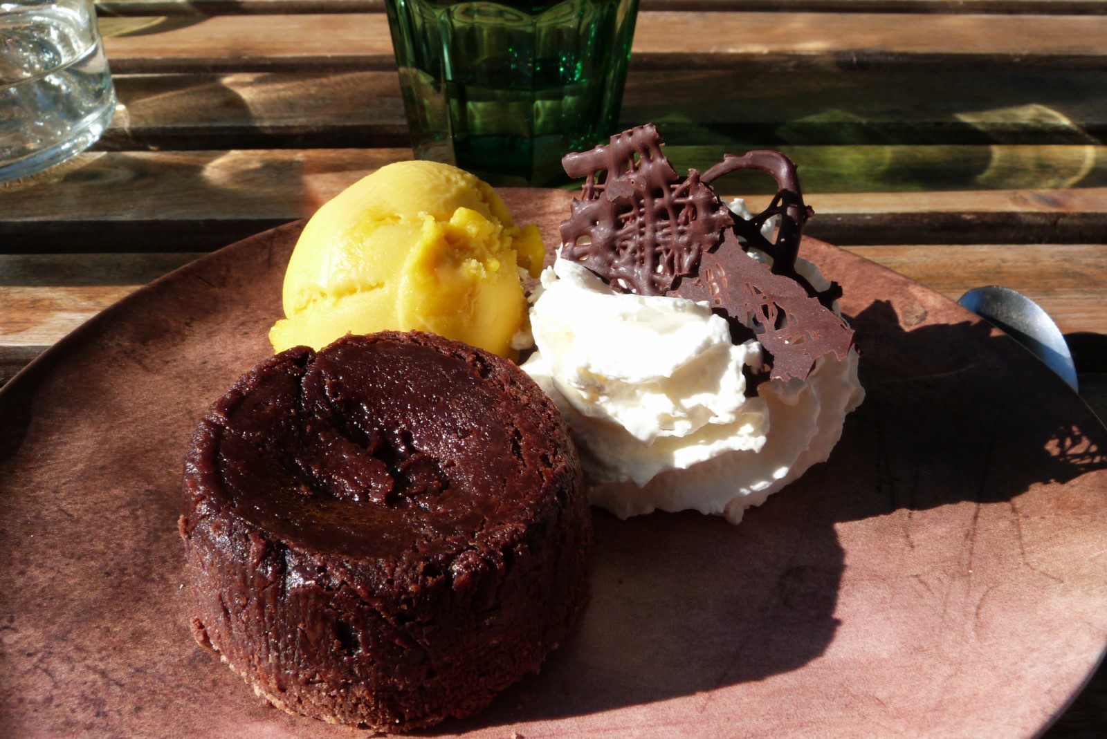 Recette du Café des Jardiniers : Moelleux au chocolat noir sans gluten