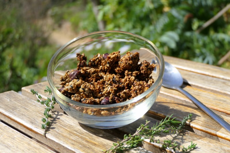 Recette du Café des Jardiniers : Granola sucré/salé aux épices douces