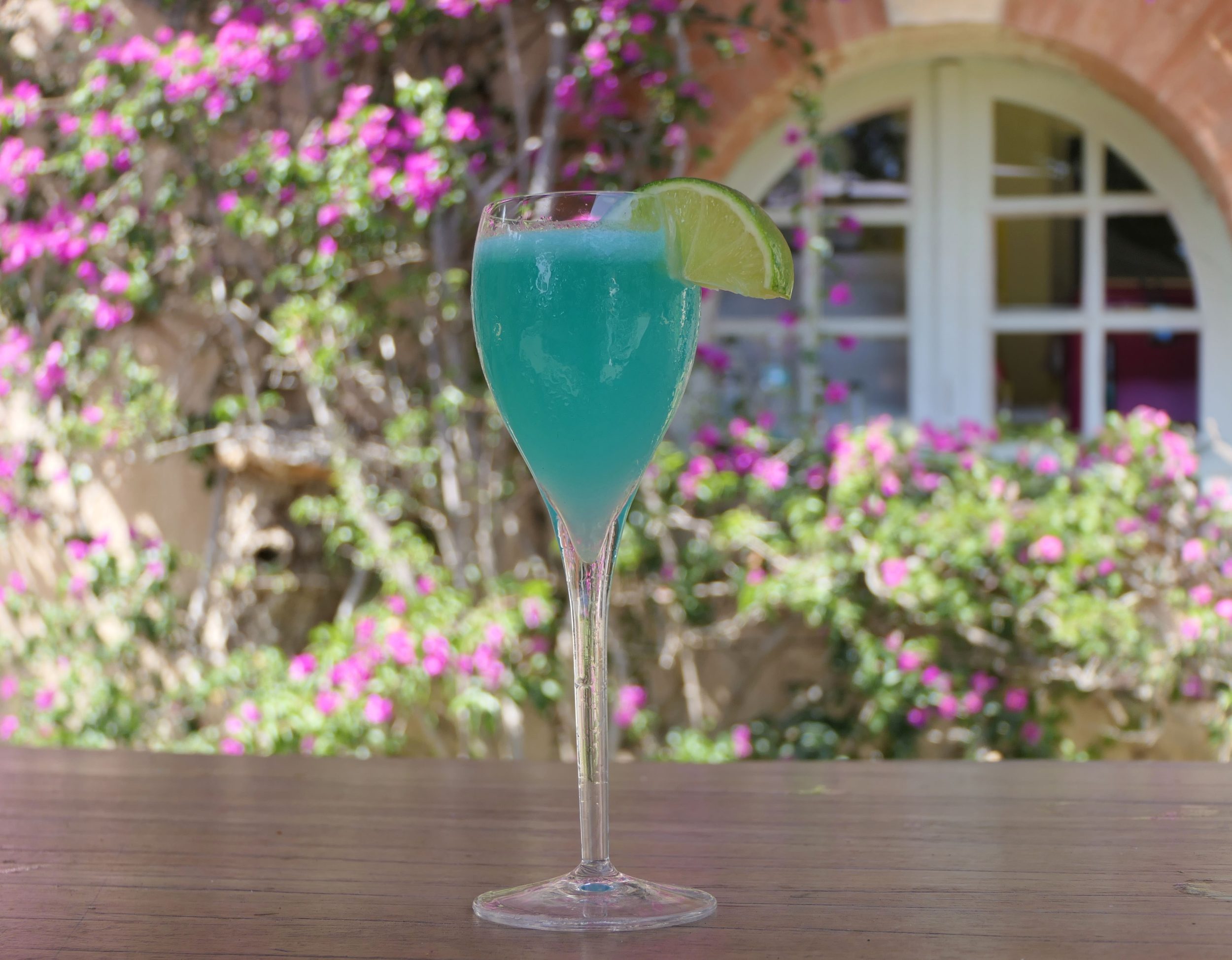 Recette du Café des Jardiniers : Cocktail « la belle bleue »