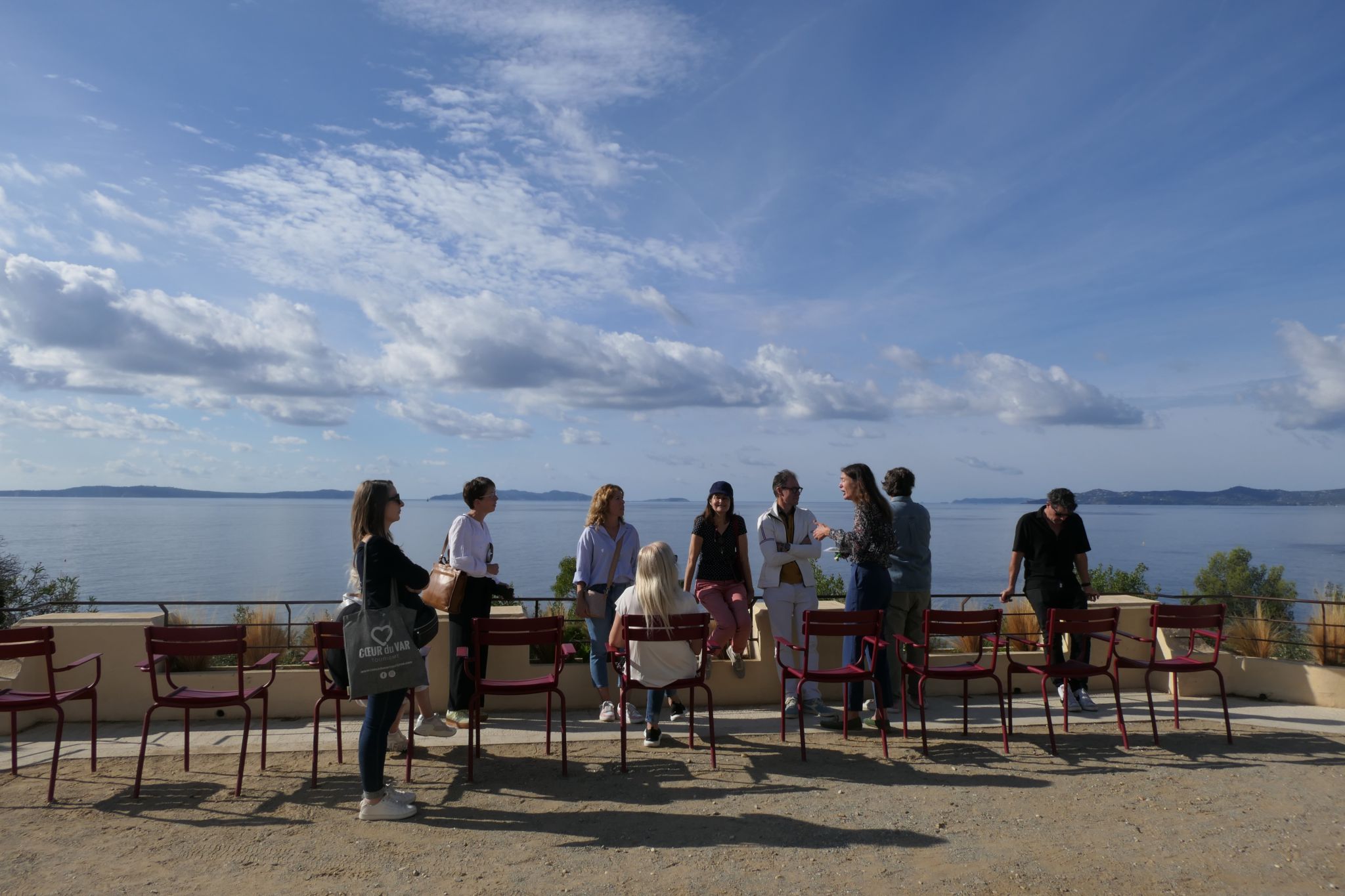 8 journalistes de la presse française et internationale à la découverte du Jardin des Méditerranées